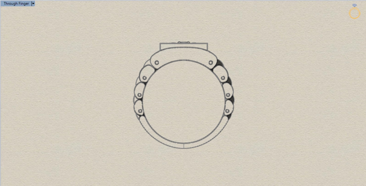 Luxury man Rolex design diamond ring model ror0032 3D print model_14