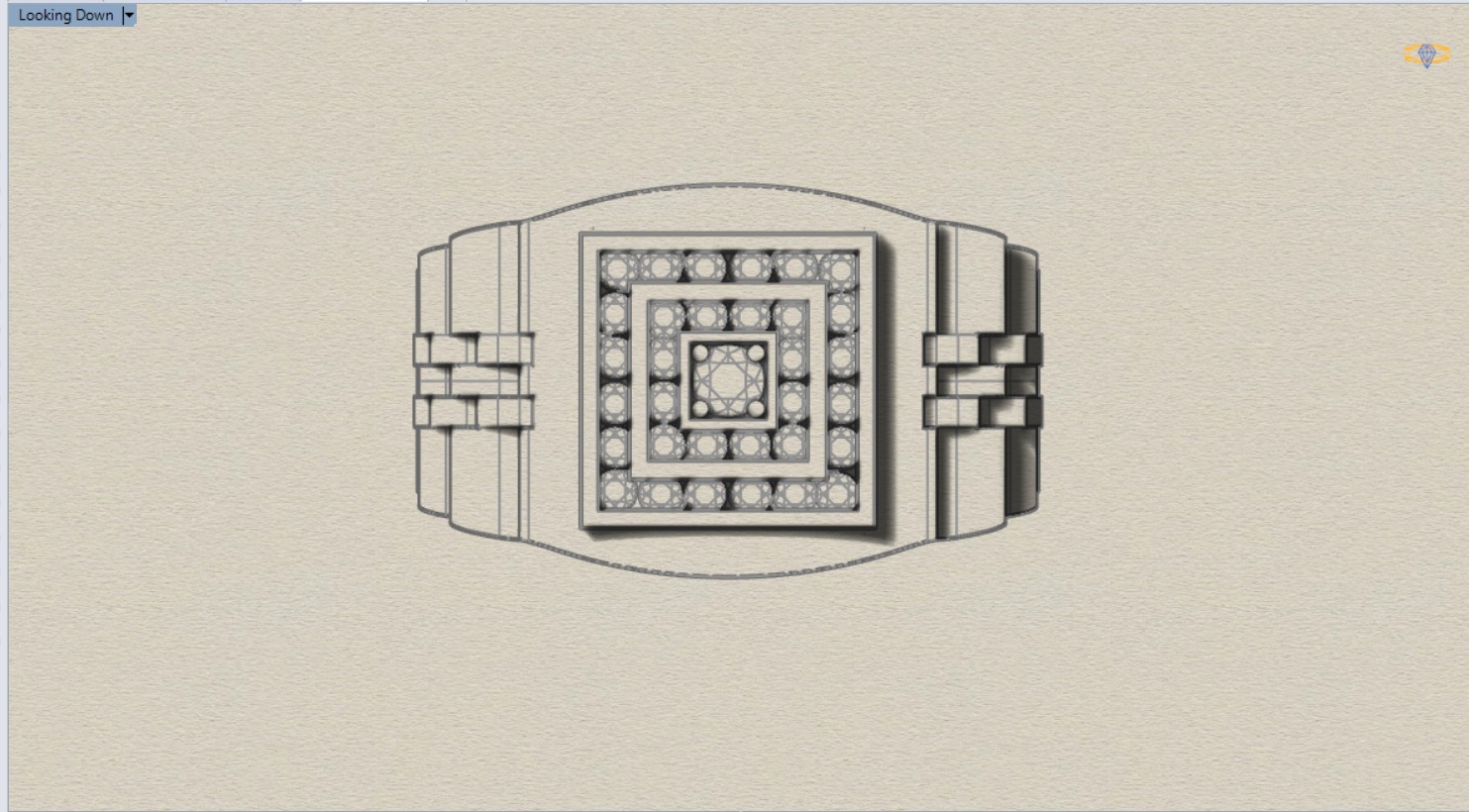 Luxury man Rolex design diamond ring model ror0032 3D print model_13