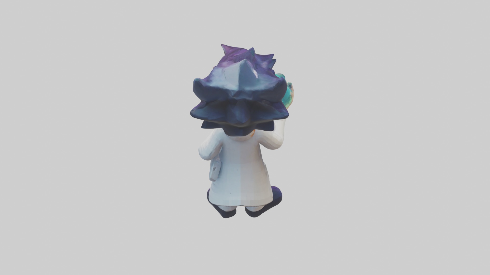 Voxel Scientist 1 Low-poly 3D model_9