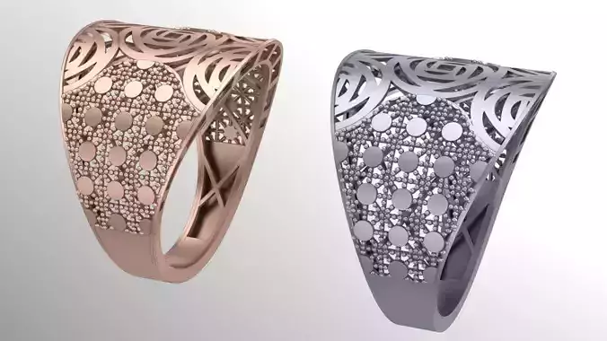 turbulence fusion ring 3D print model
