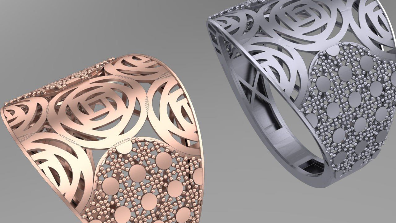 turbulence fusion ring 3D print model_2
