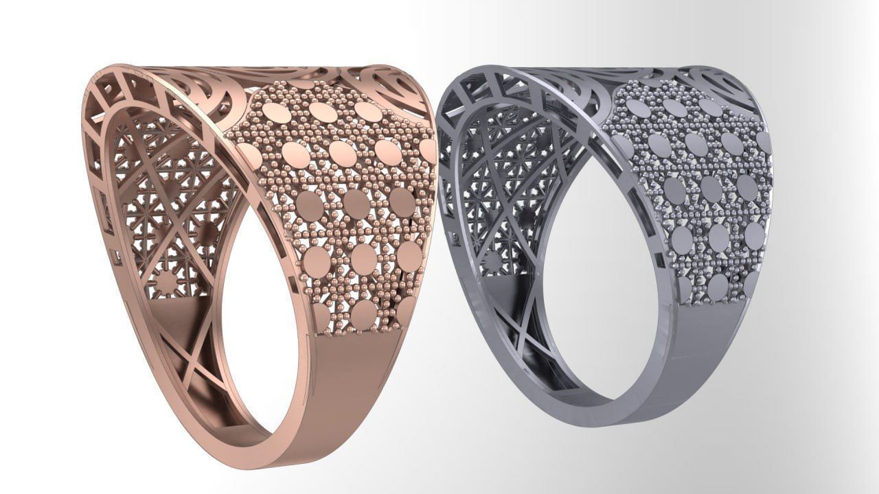 turbulence fusion ring 3D print model_1