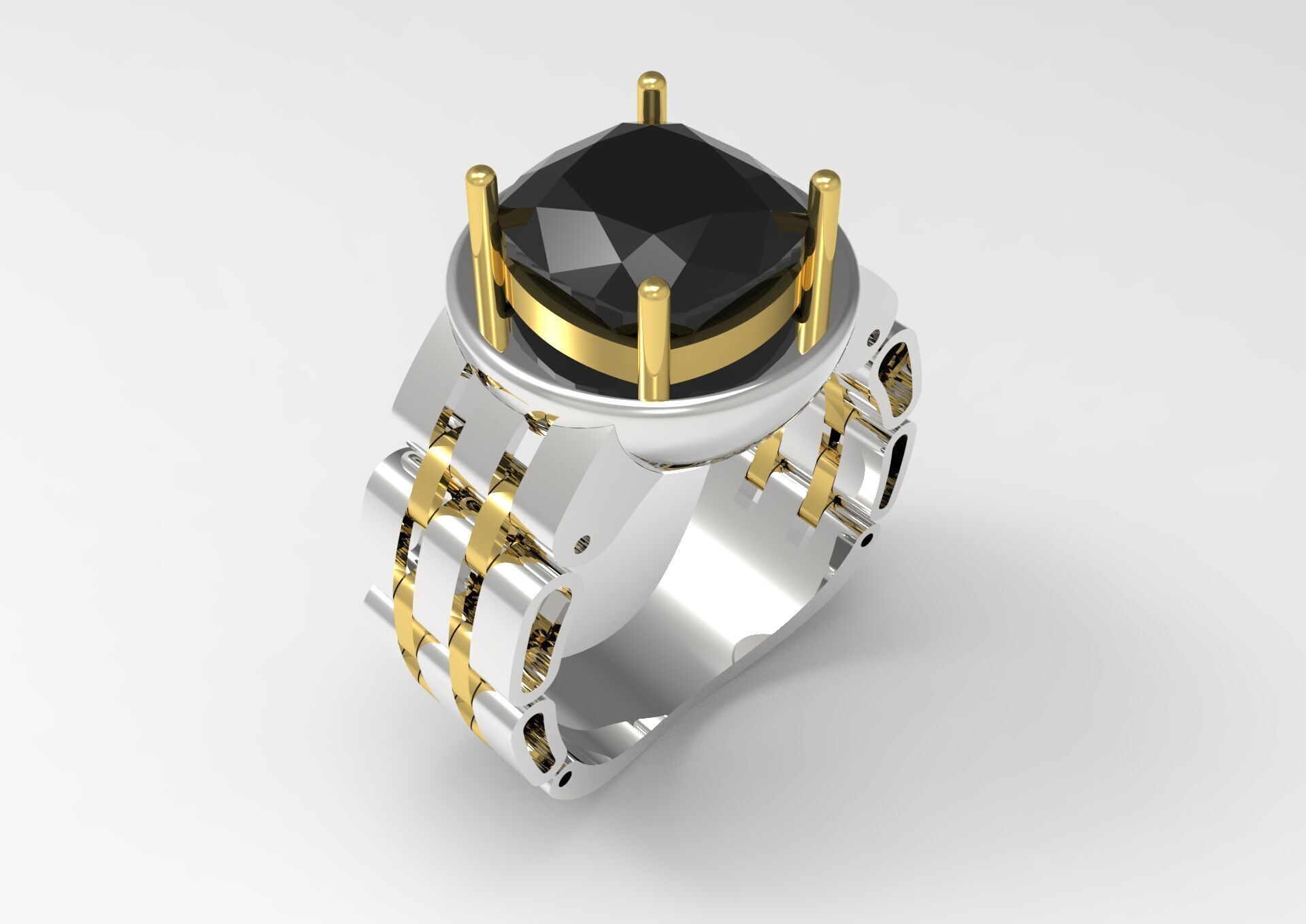 rolex ring ror0041 3D print model_17