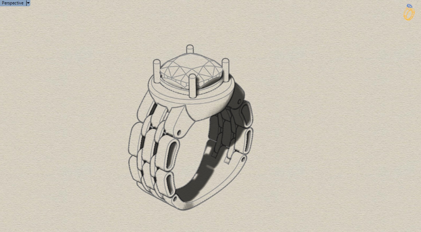 rolex ring ror0041 3D print model_11
