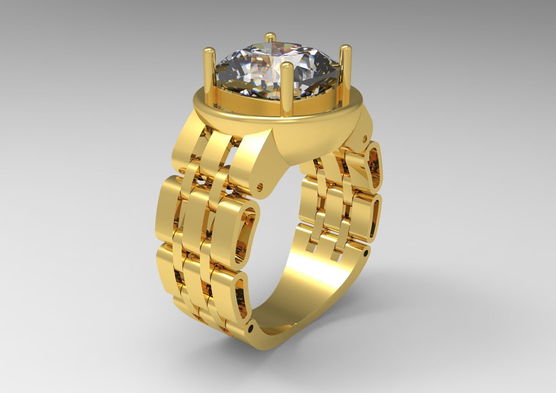 rolex ring ror0041 3D print model_21