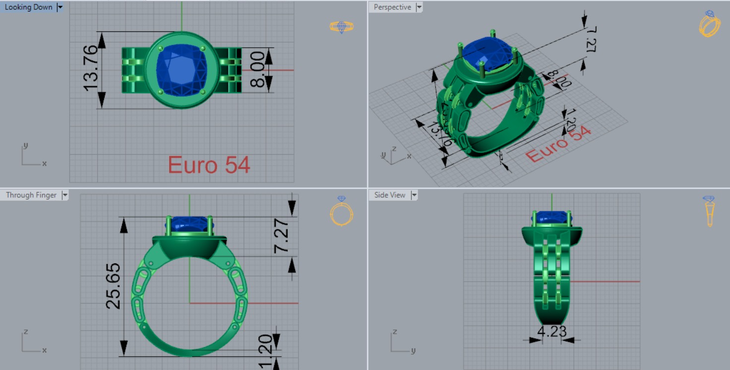 rolex ring ror0041 3D print model_6