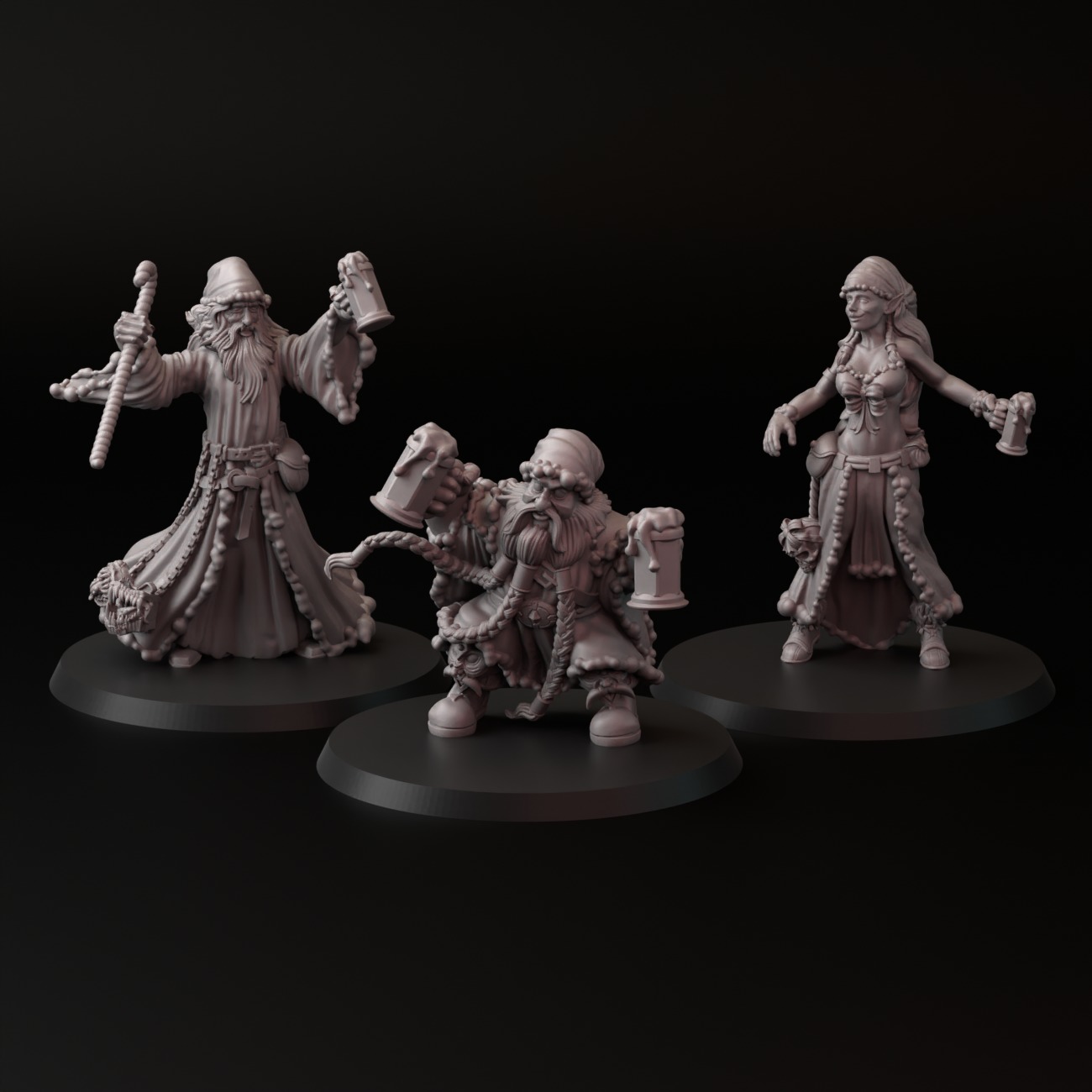 Christmass Inn Party 3D print model_1