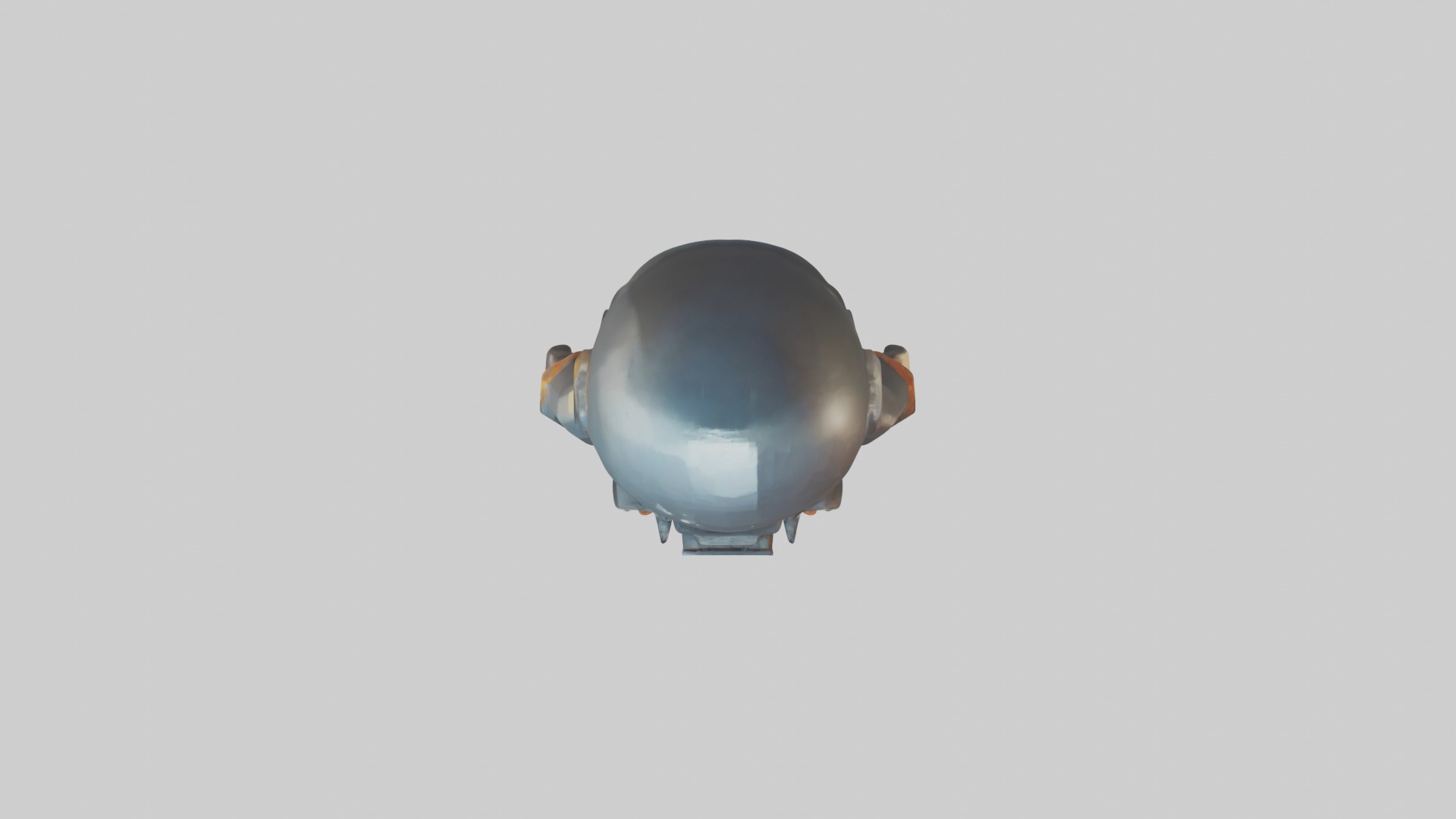 Voxel Pilot 1 Low-poly 3D model_8