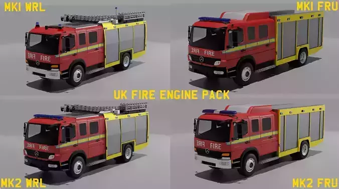 UK Fire Engine Pack