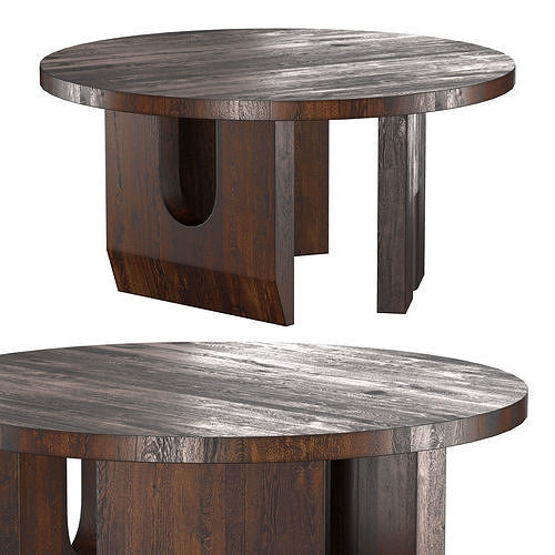 Tulia Round Dining Table 3D model