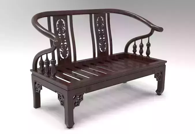 Chinese Chair Double Seat