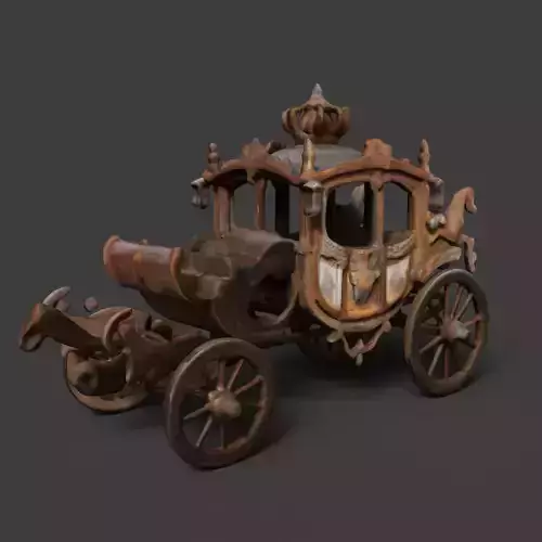 Chinese ancient carriage figure 