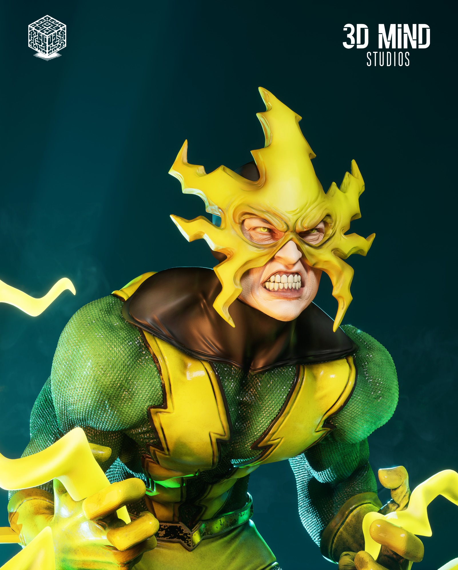 Electro statue 3D print model_3