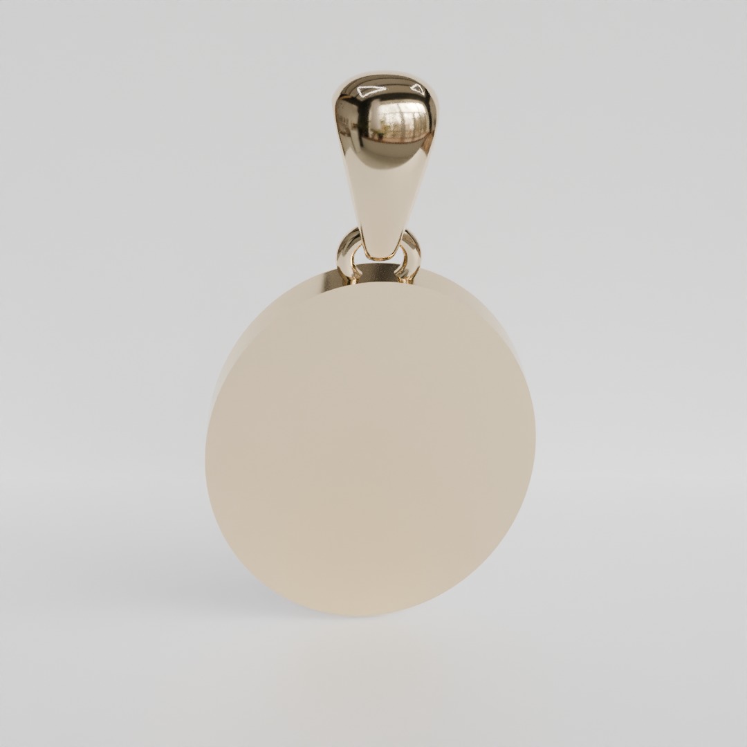 virgin medal 3D print model_4