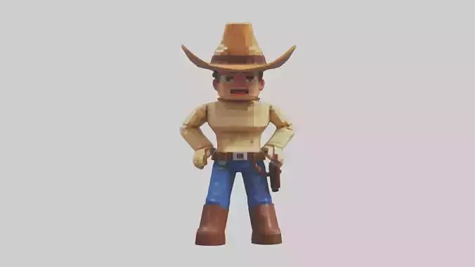 Voxel Cowboy