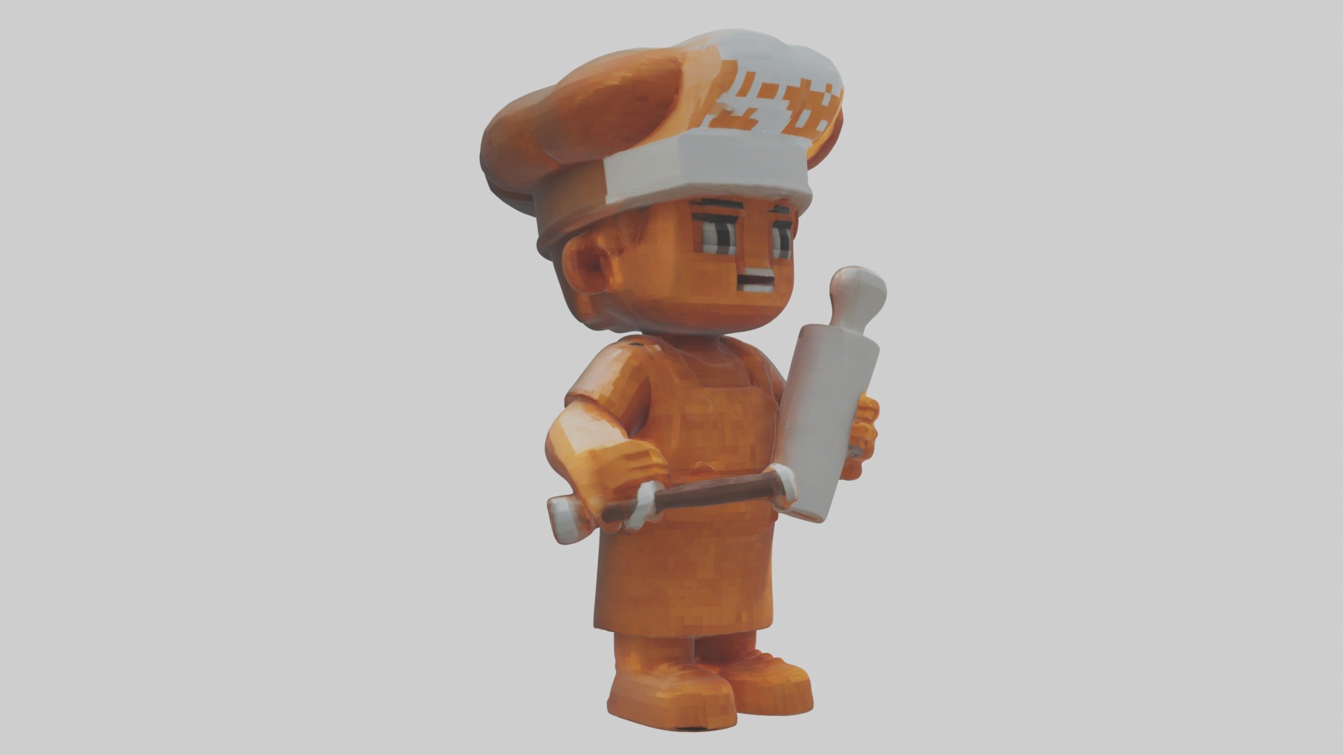 Voxel Baker 1 Low-poly 3D model_5