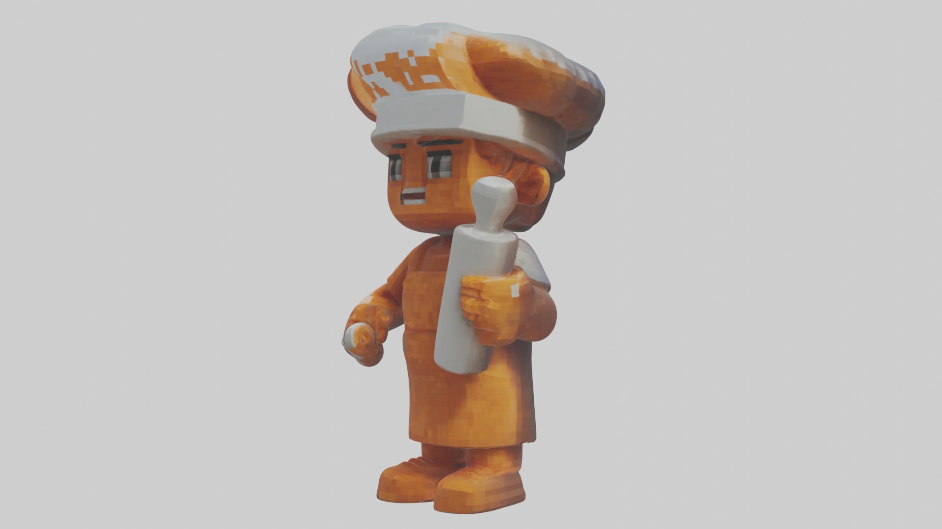 Voxel Baker 1 Low-poly 3D model_4