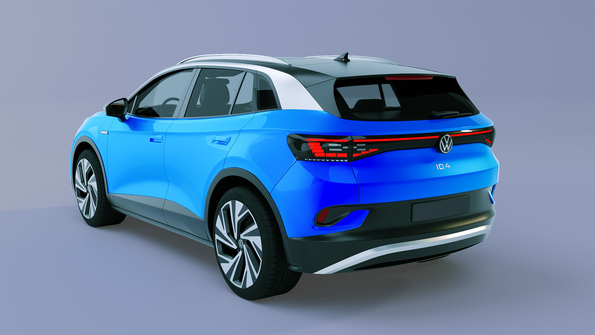 VW ID 4 2025  Volkswagen 3D model_5