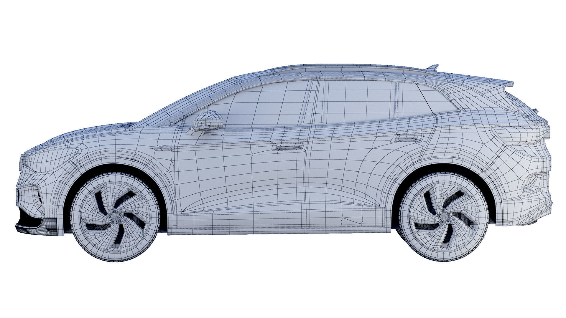 VW ID 4 2025  Volkswagen 3D model_6