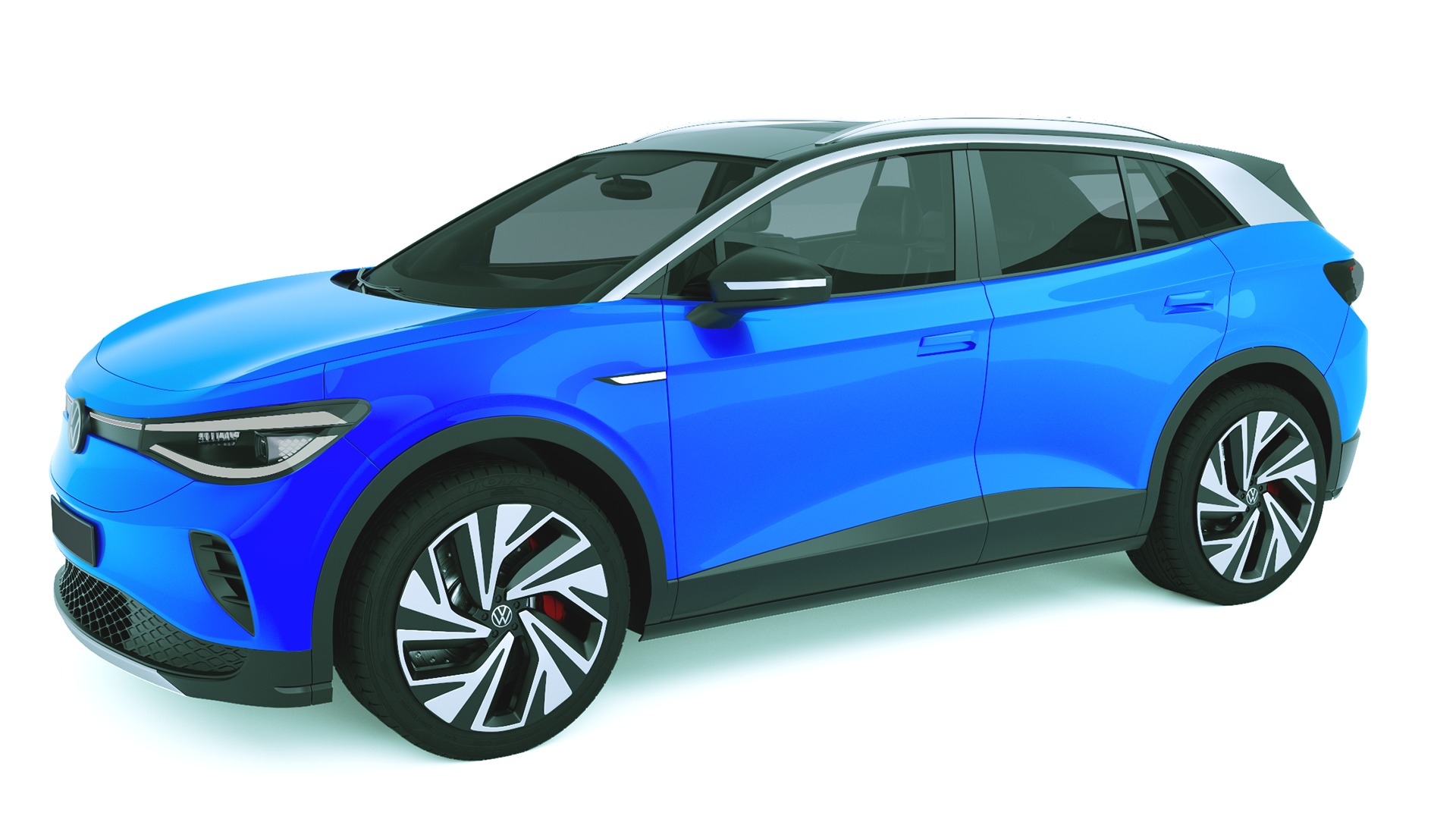 VW ID 4 2025  Volkswagen 3D model_2