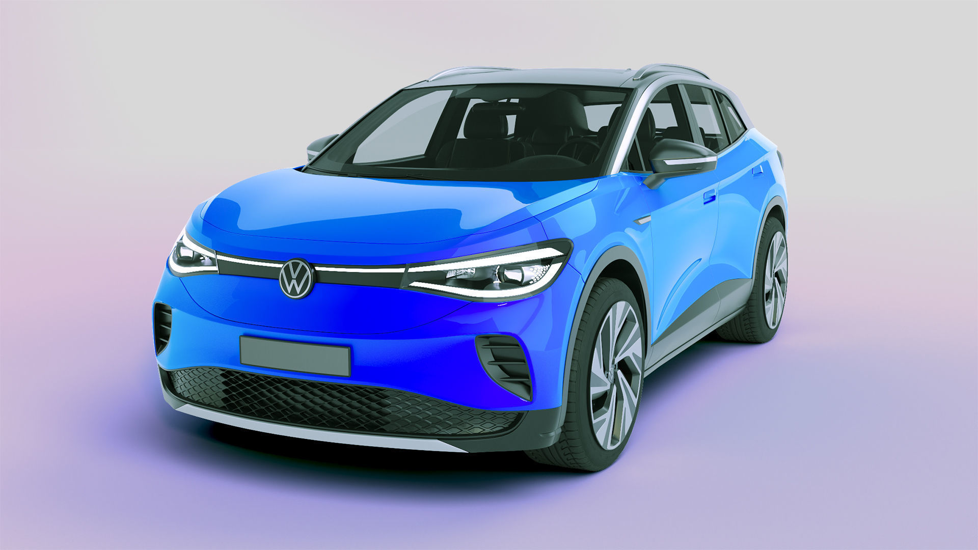 VW ID 4 2025  Volkswagen 3D model_10