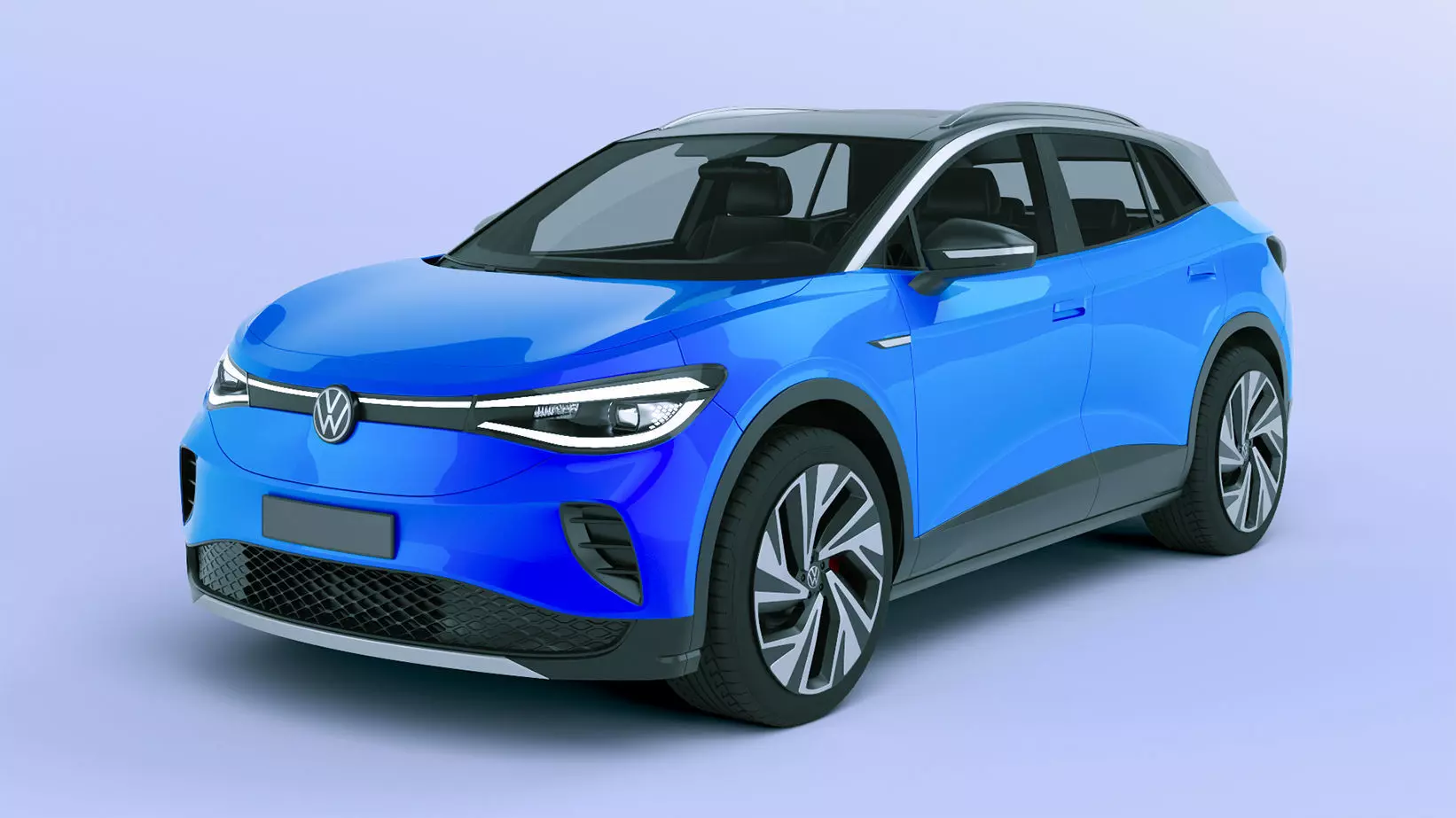 VW ID 4 2025  Volkswagen 3D model_0