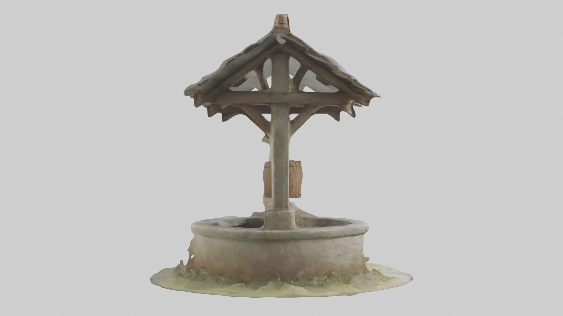 Villagewell Model Low-poly 3D model_7