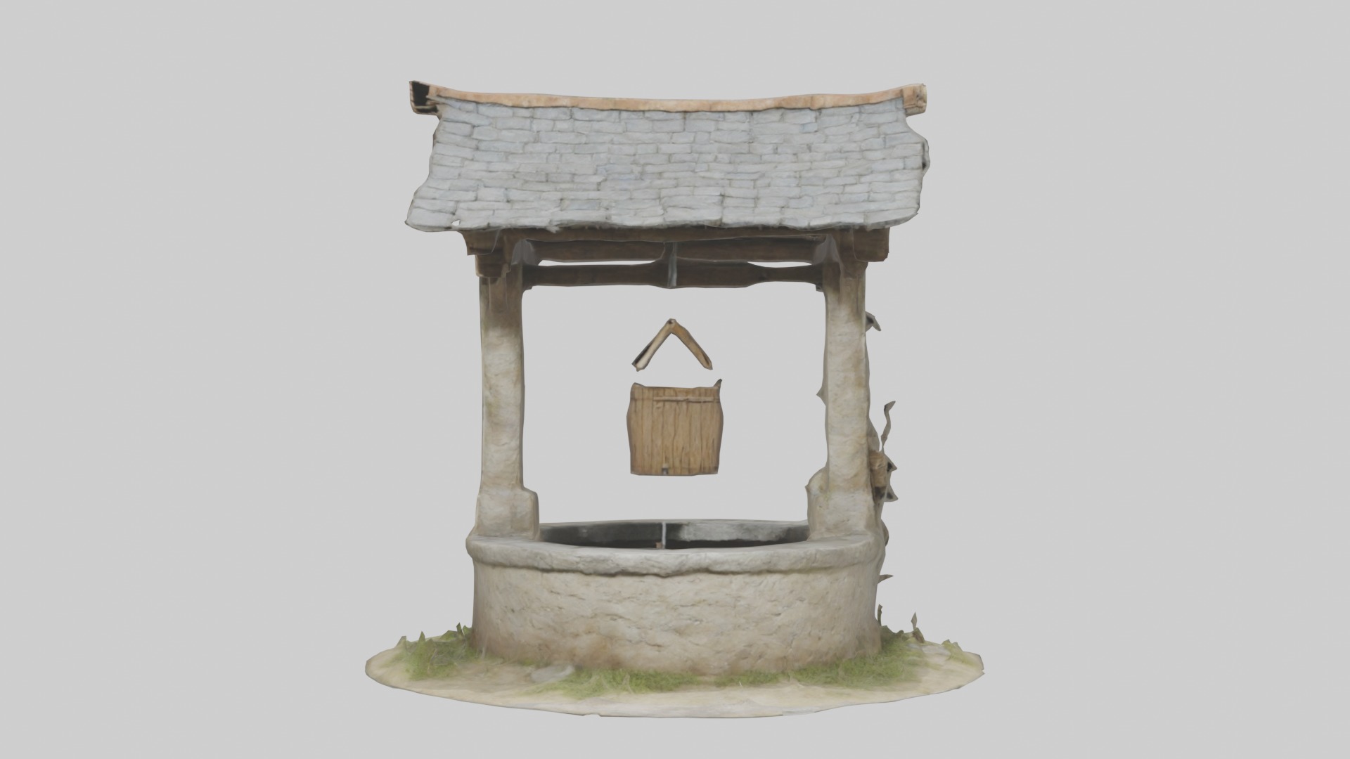 Villagewell Model Low-poly 3D model_3
