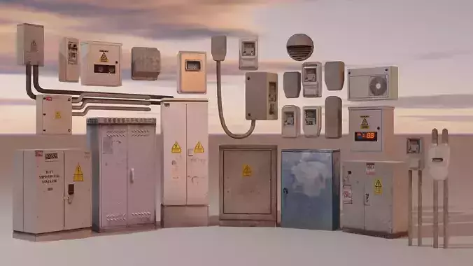 Electric Box Cyberpunk Style