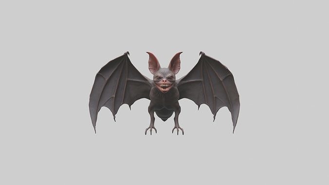 Vampirebat Model Low-poly 3D model