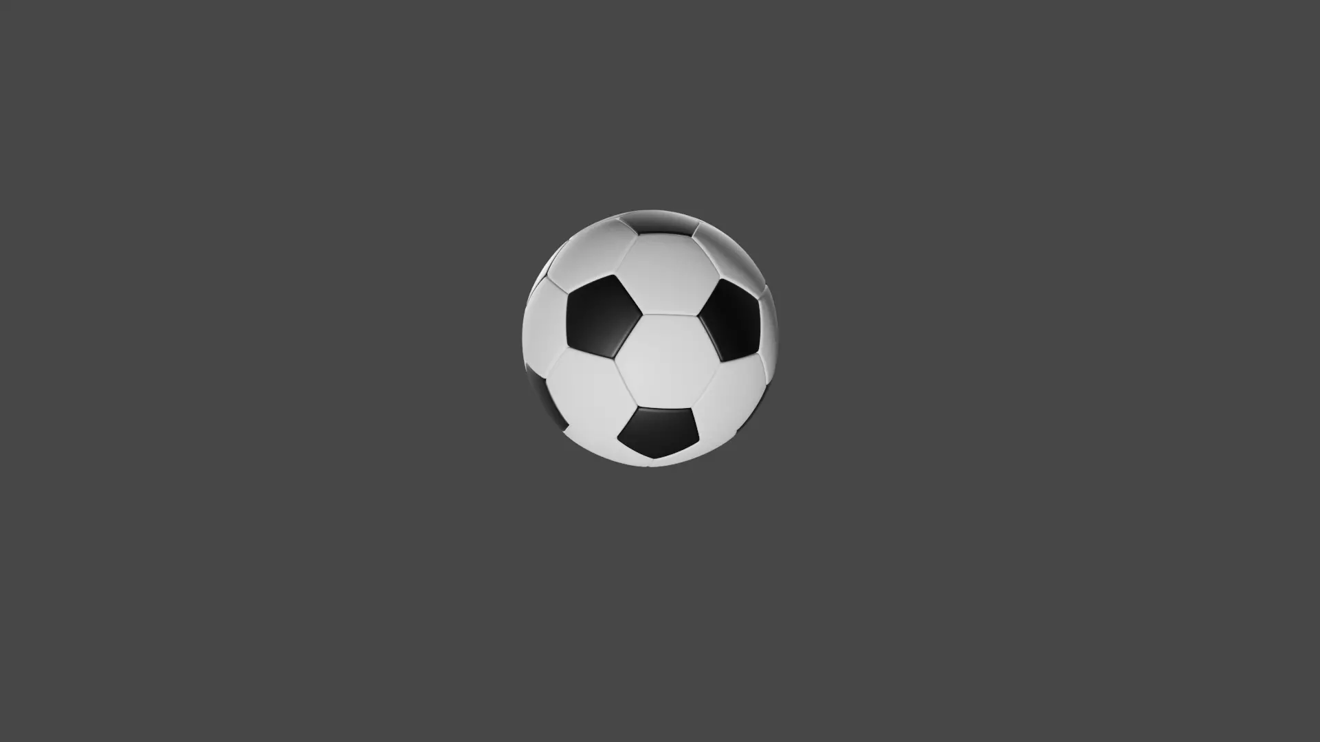 Football 3D Model Low-poly 3D model_0