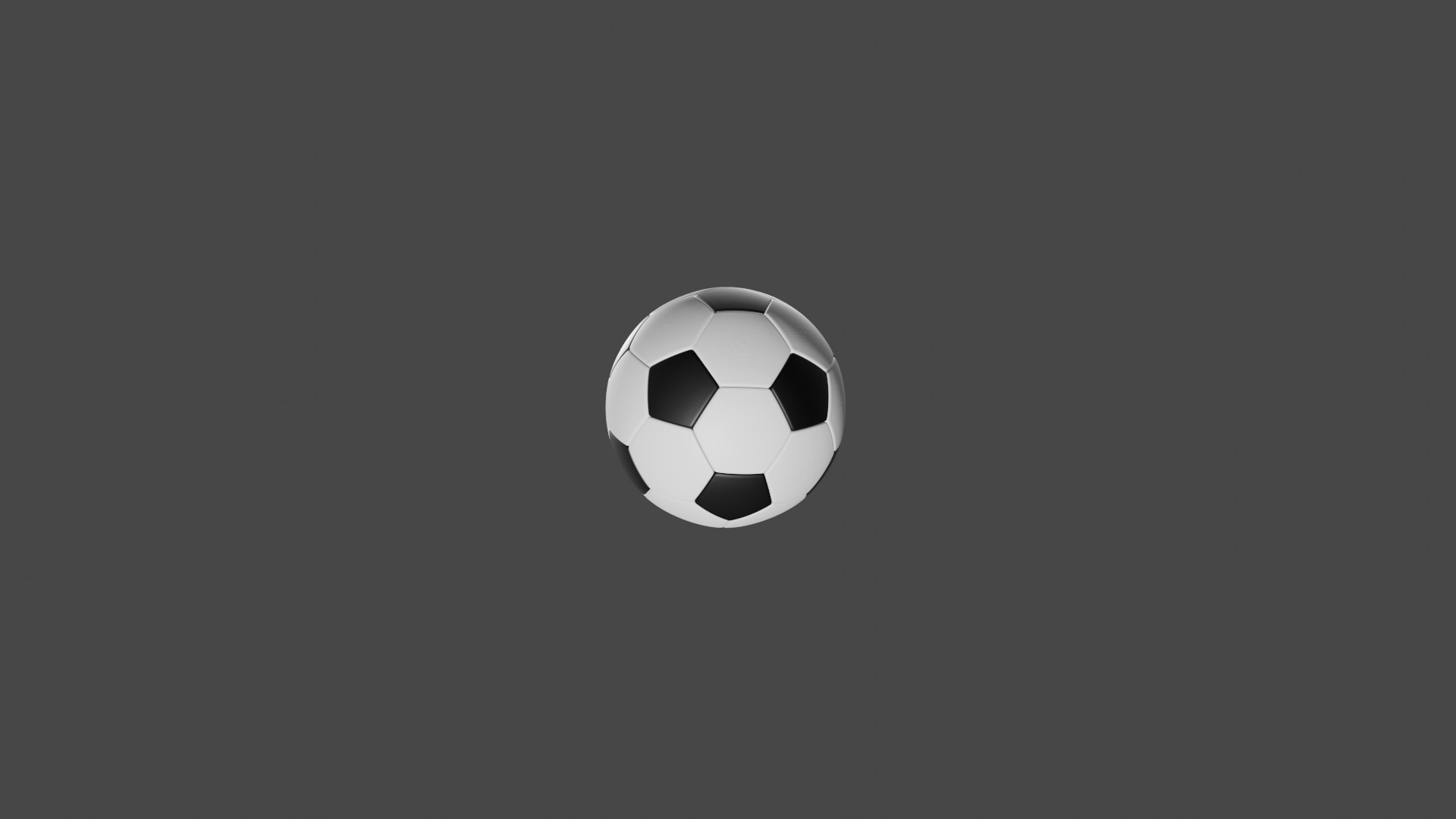 Football 3D Model Low-poly 3D model_1