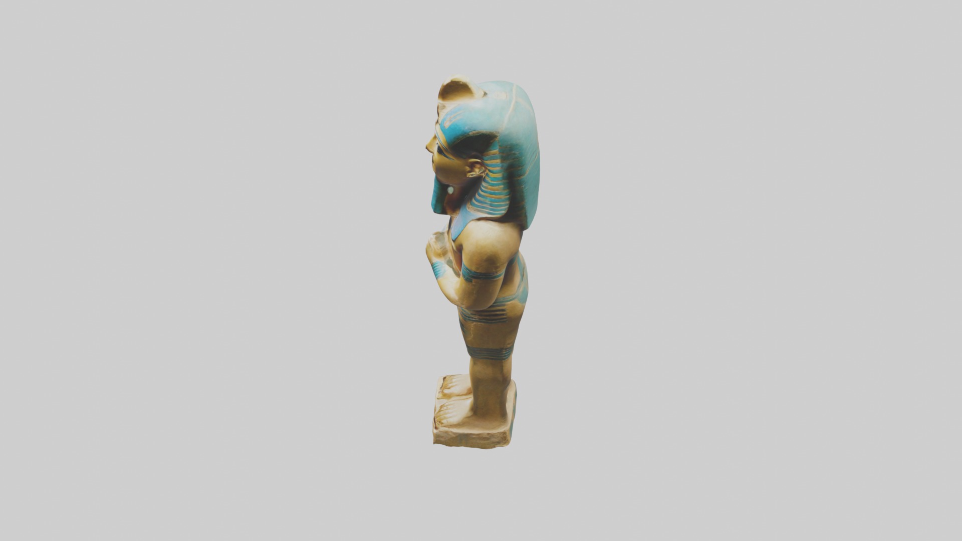 Ushabti Model Low-poly 3D model_11