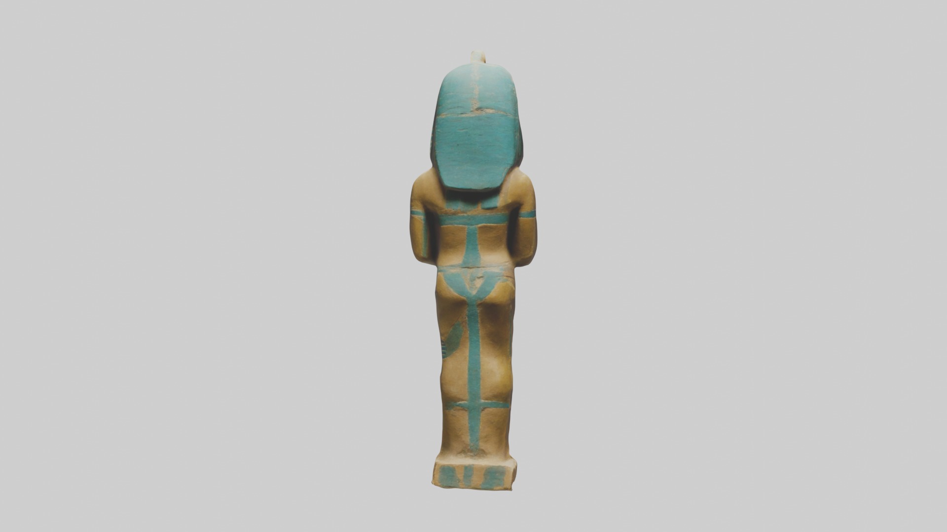 Ushabti Model Low-poly 3D model_1