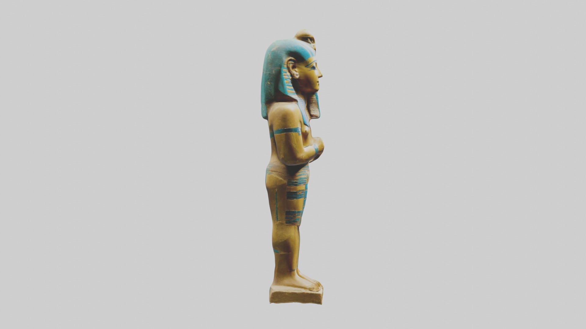 Ushabti Model Low-poly 3D model_7