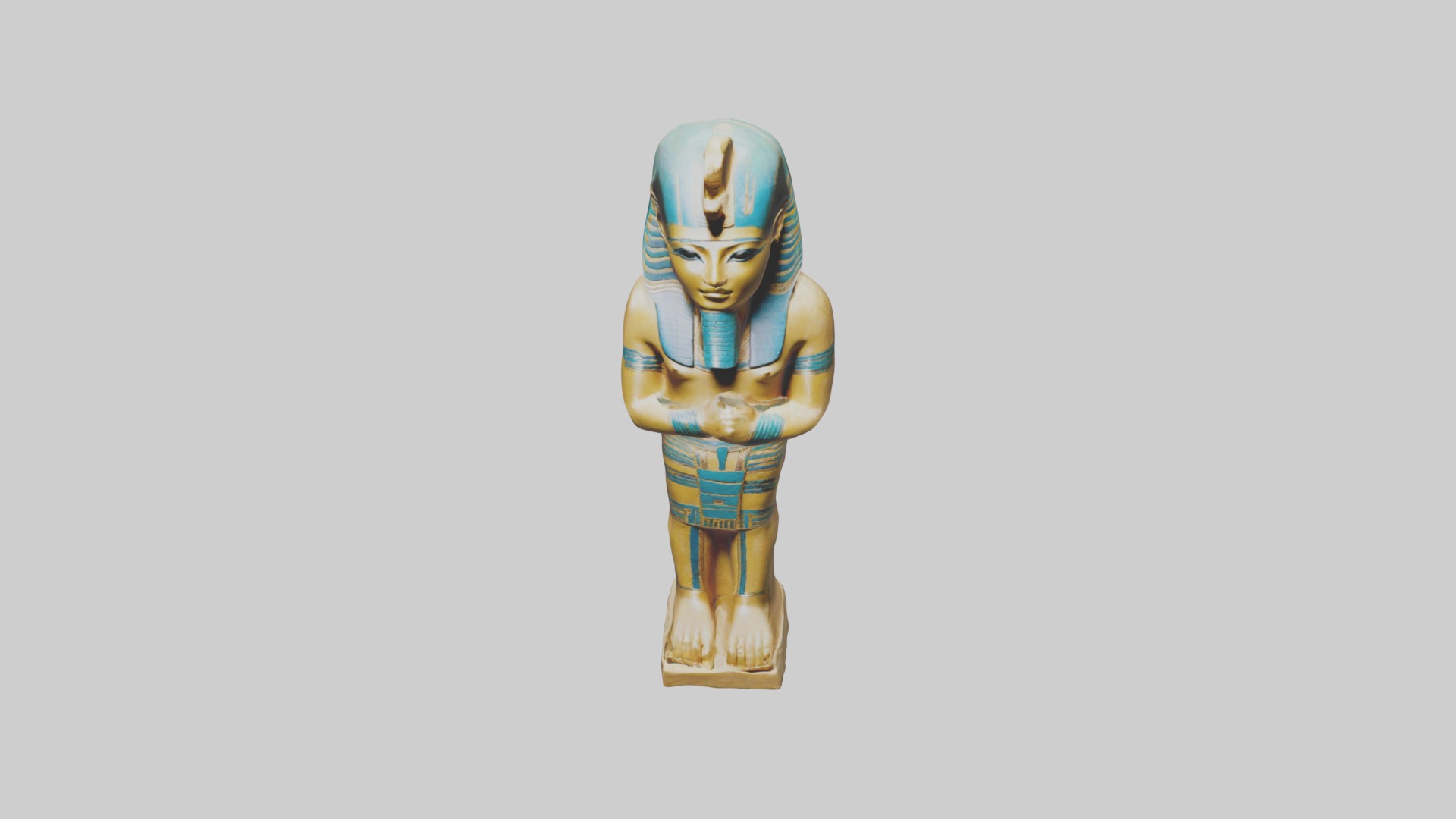 Ushabti Model Low-poly 3D model_10
