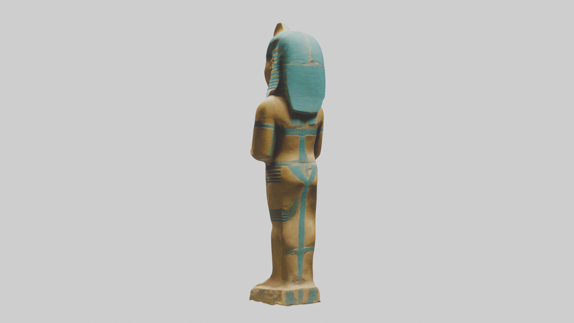 Ushabti Model Low-poly 3D model_2