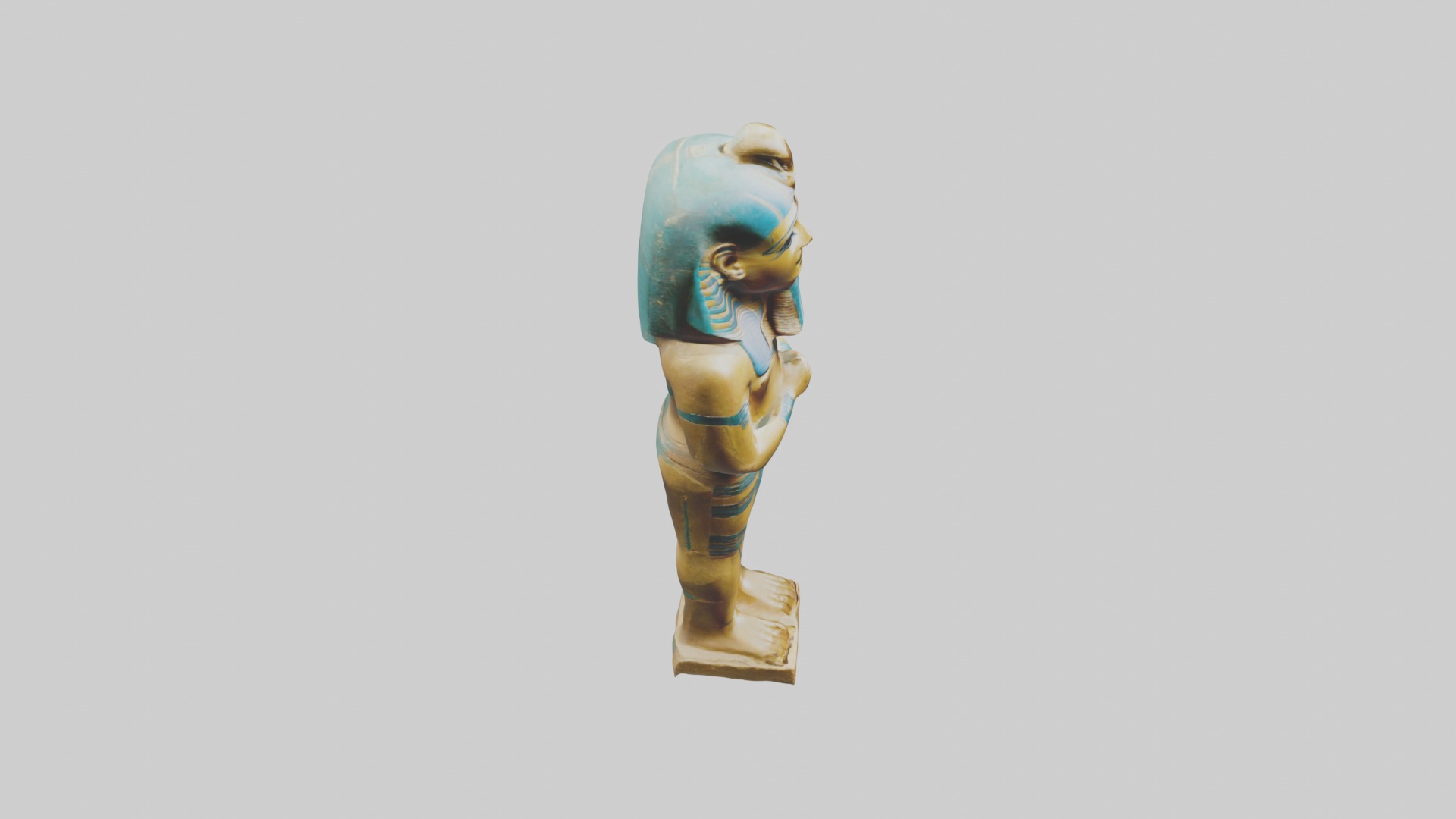 Ushabti Model Low-poly 3D model_12