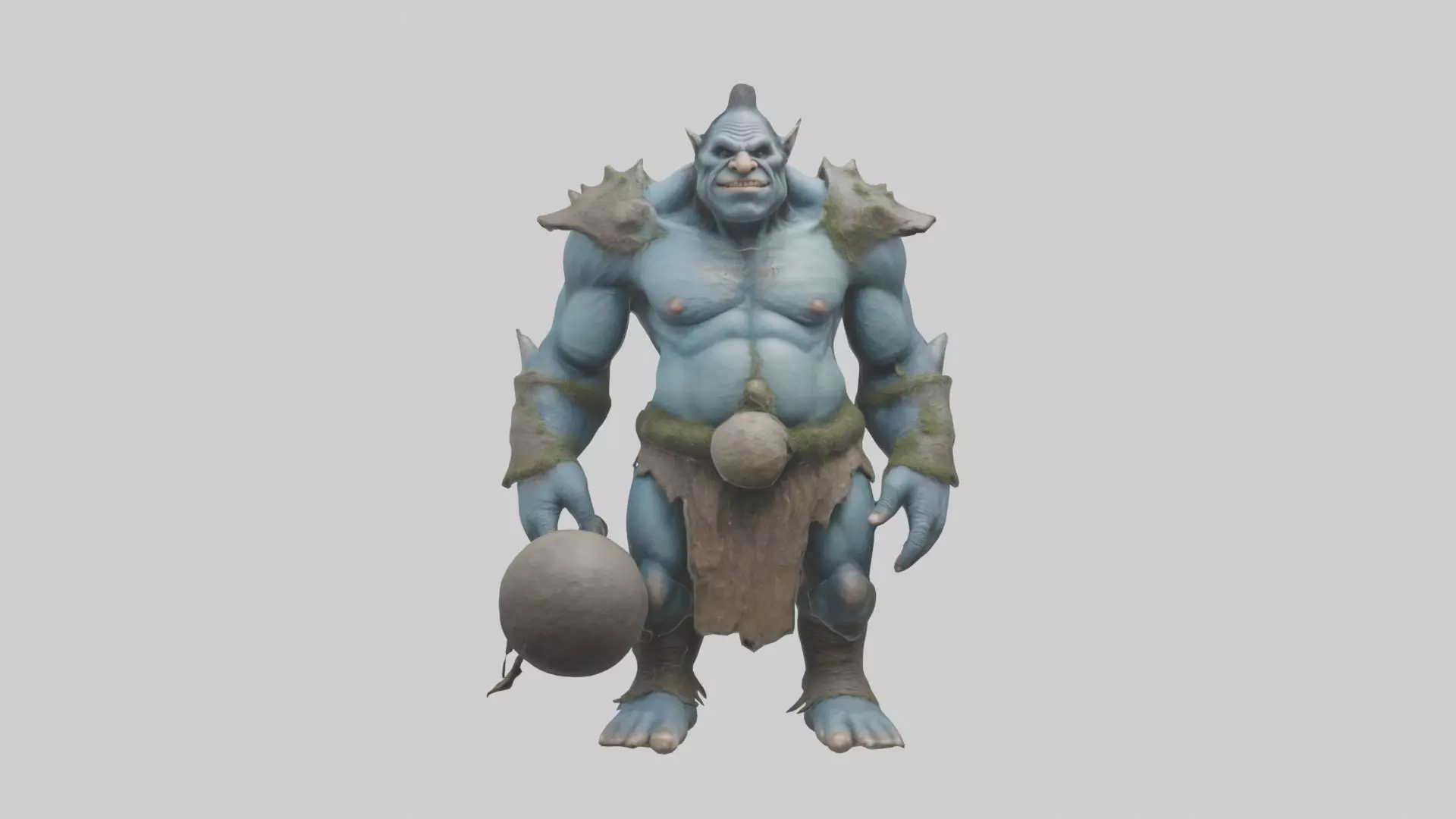 Troll Giant Model 1 Low-poly 3D model_0