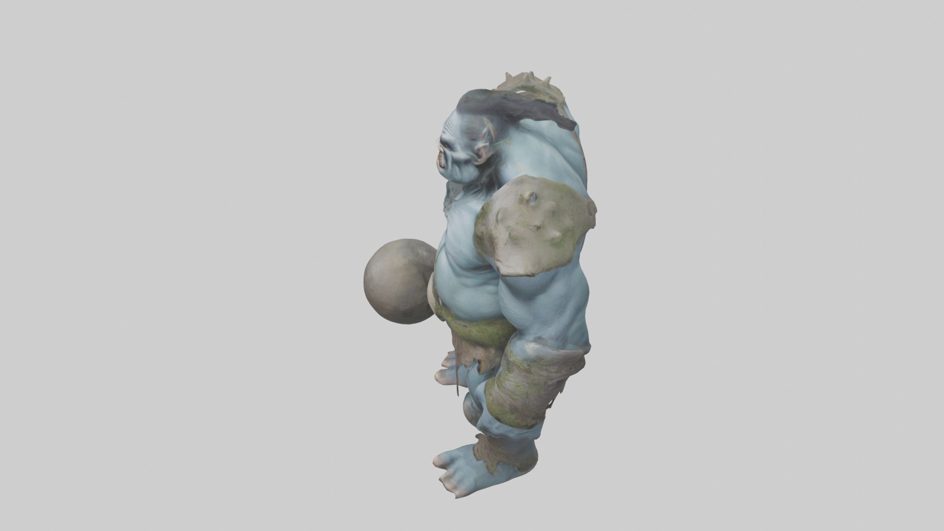 Troll Giant Model 1 Low-poly 3D model_11