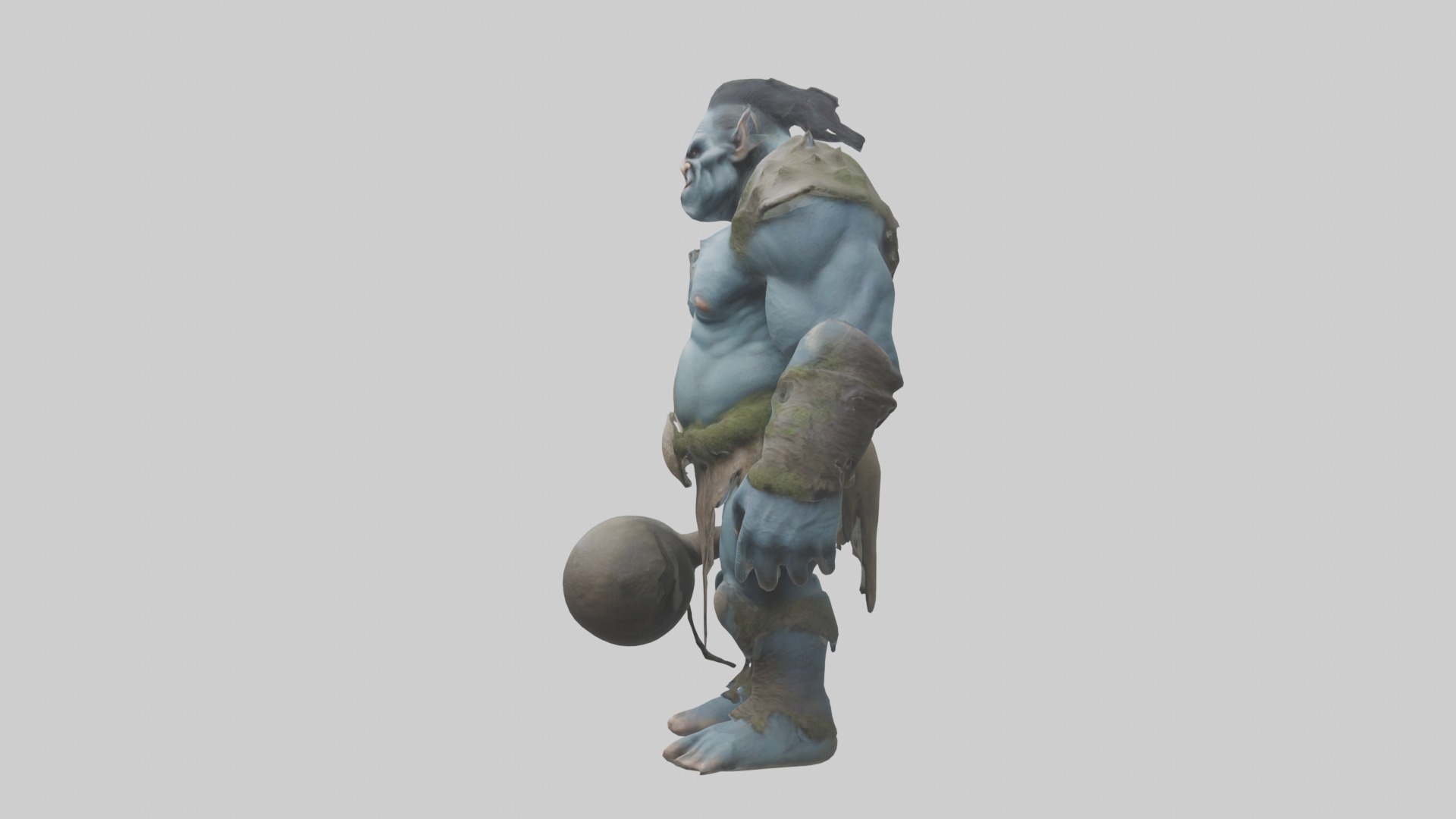Troll Giant Model 1 Low-poly 3D model_6