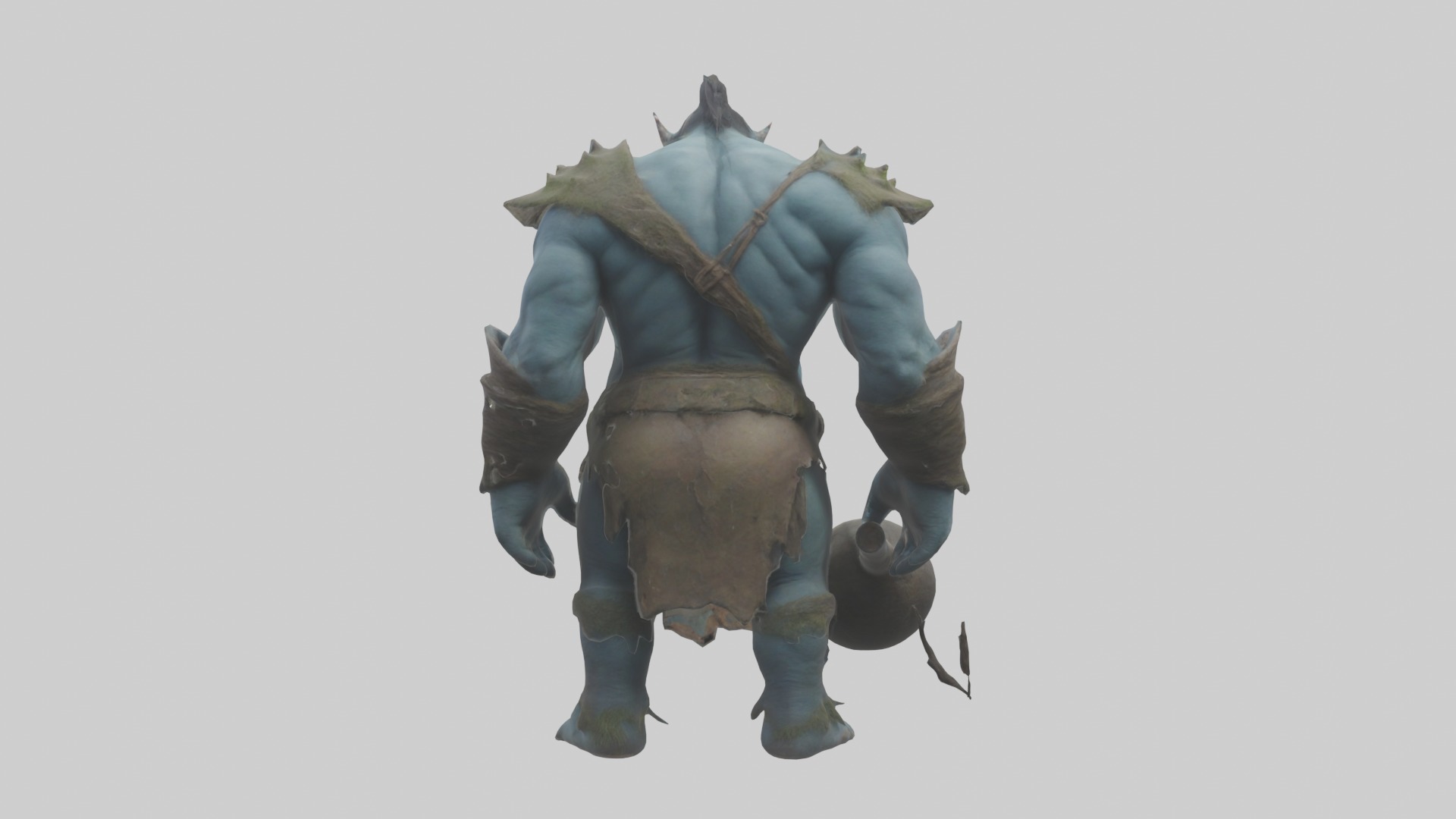 Troll Giant Model 1 Low-poly 3D model_1