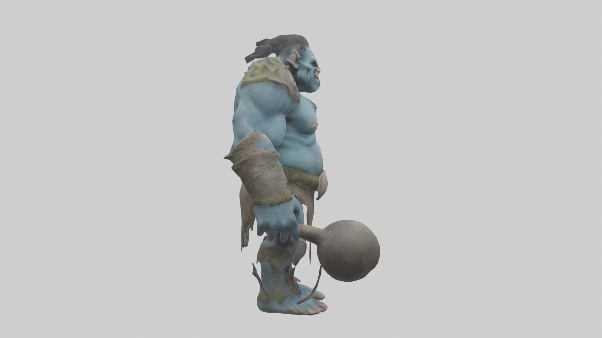 Troll Giant Model 1 Low-poly 3D model_7