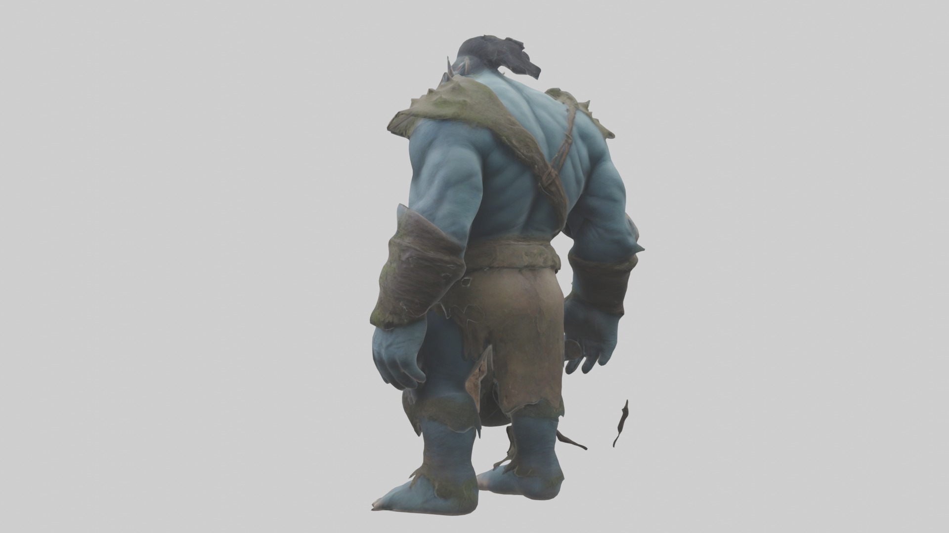 Troll Giant Model 1 Low-poly 3D model_2