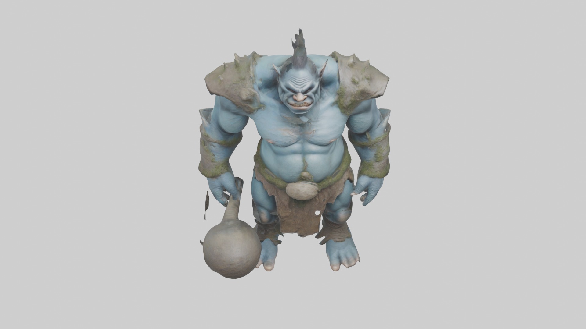 Troll Giant Model 1 Low-poly 3D model_10