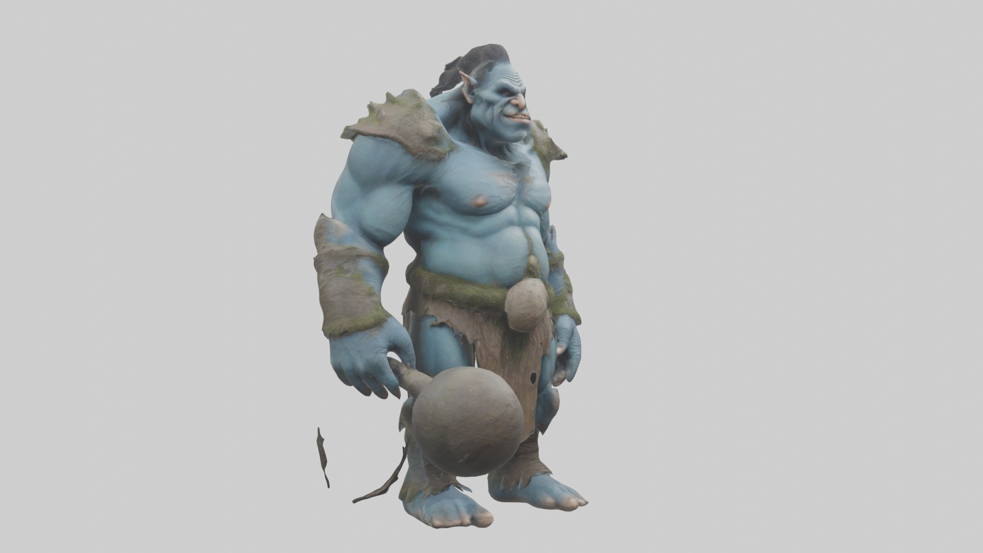 Troll Giant Model 1 Low-poly 3D model_5