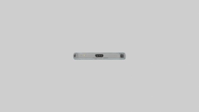 Transparent Smartphon 1 Low-poly 3D model