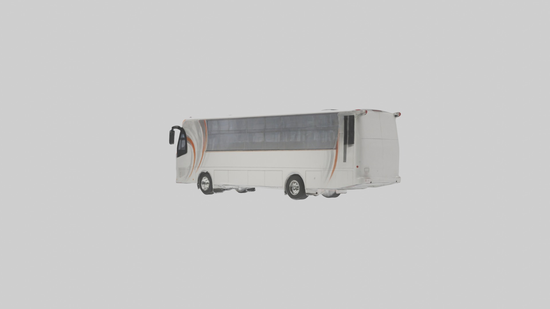 Tour Bus Model 1 Low-poly 3D model_1