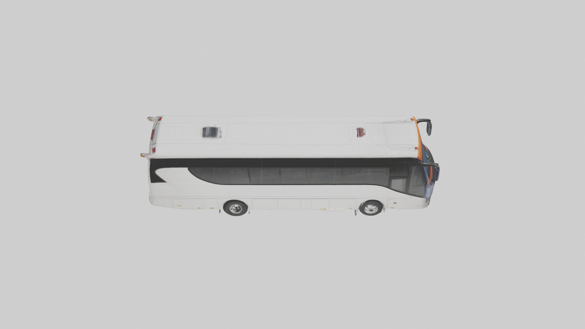 Tour Bus Model 1 Low-poly 3D model_12
