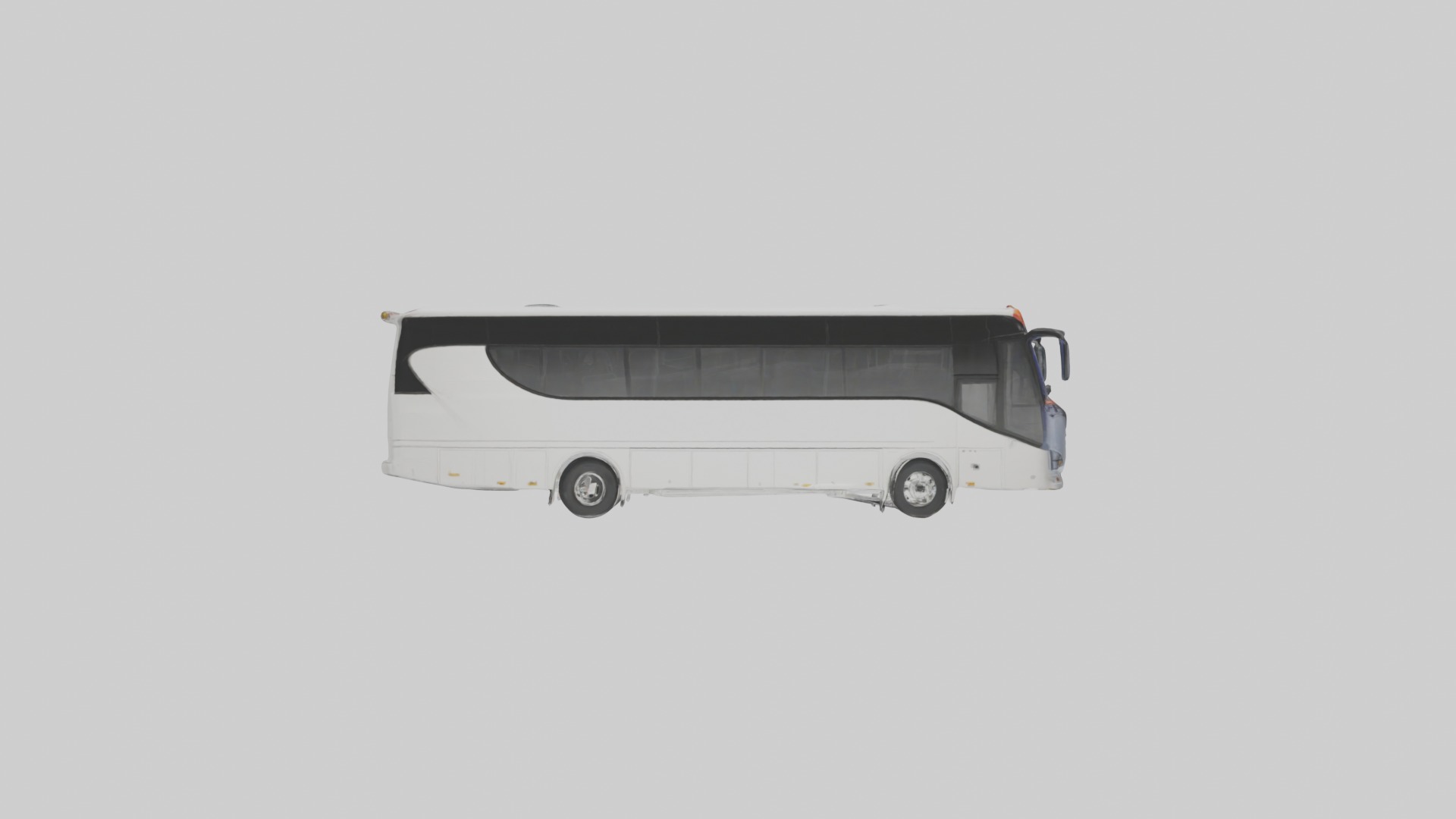 Tour Bus Model 1 Low-poly 3D model_7